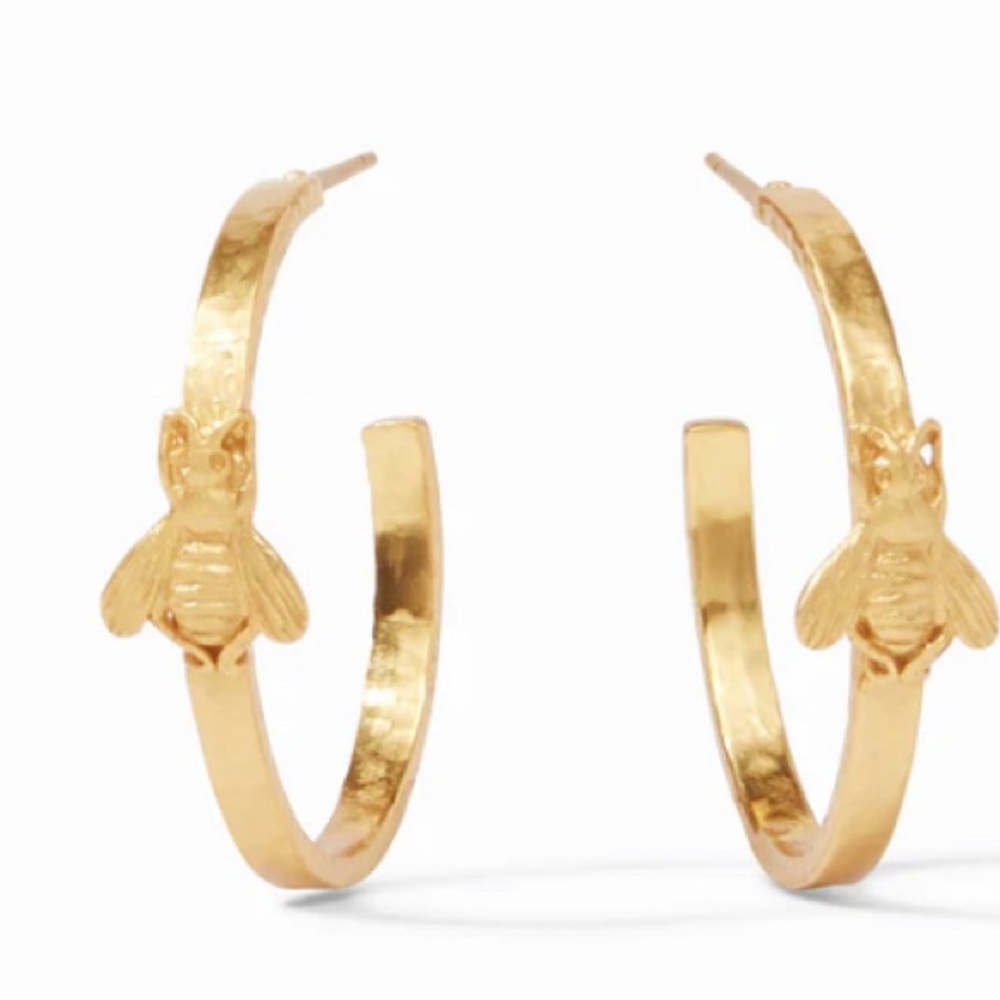 Julie Vos Bee Hoop Earrings